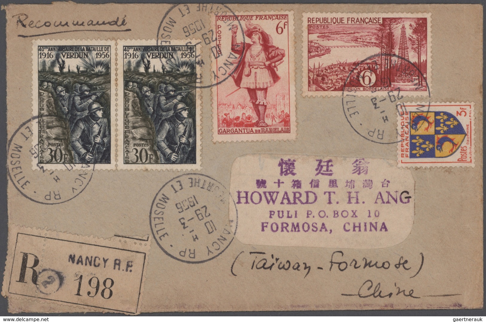 Alle Welt: 1850/1970 (ca.), comprehensive holding of covers/cards in three boxes incl. registered an