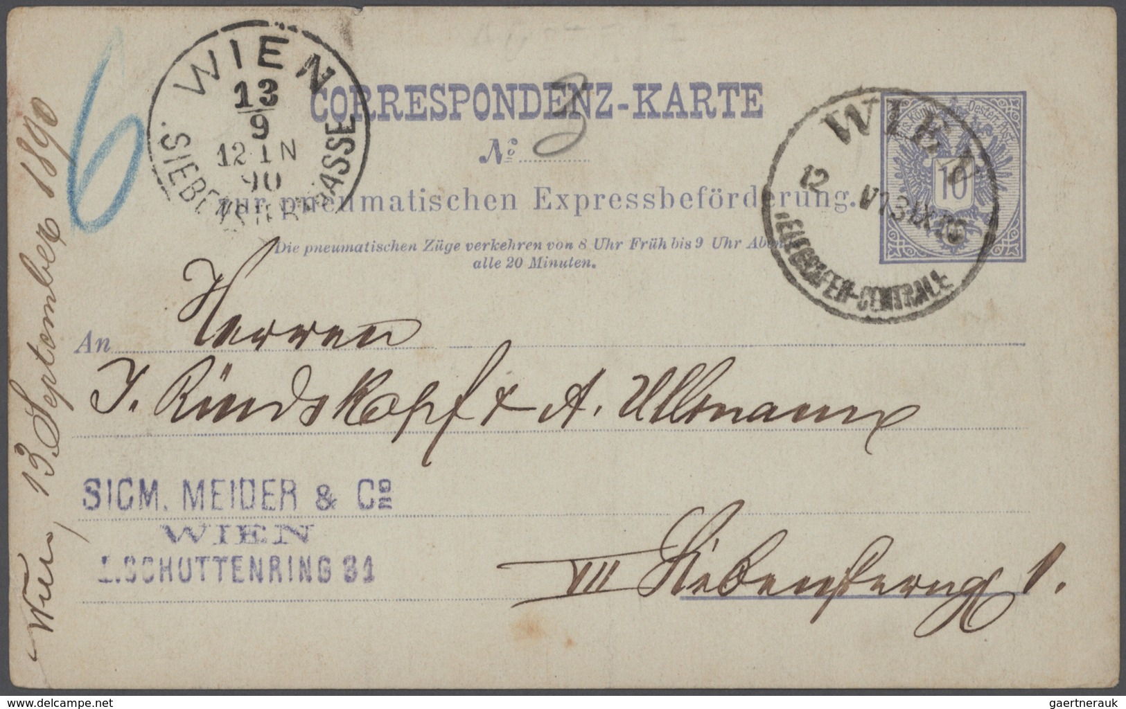 Alle Welt: 1872-1995 Accumulation Of Ca. 960 Unused, CTO-used And Commercially Used Postal Stationer - Sammlungen (ohne Album)