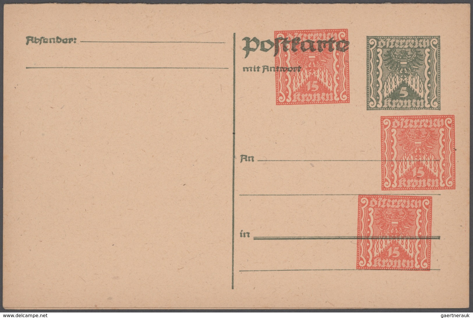 Alle Welt: 1872-1995 accumulation of ca. 960 unused, CTO-used and commercially used postal stationer