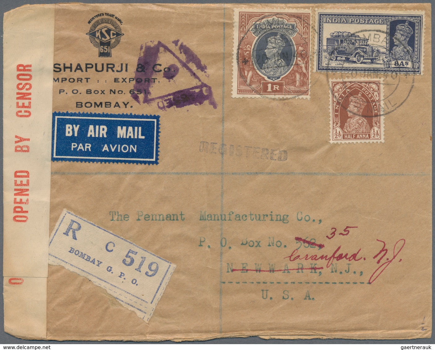 Alle Welt: 1890/1960 (ca.), Holding Of Several Hundred Commercial Covers/cards Europe And Overseas, - Verzamelingen (zonder Album)