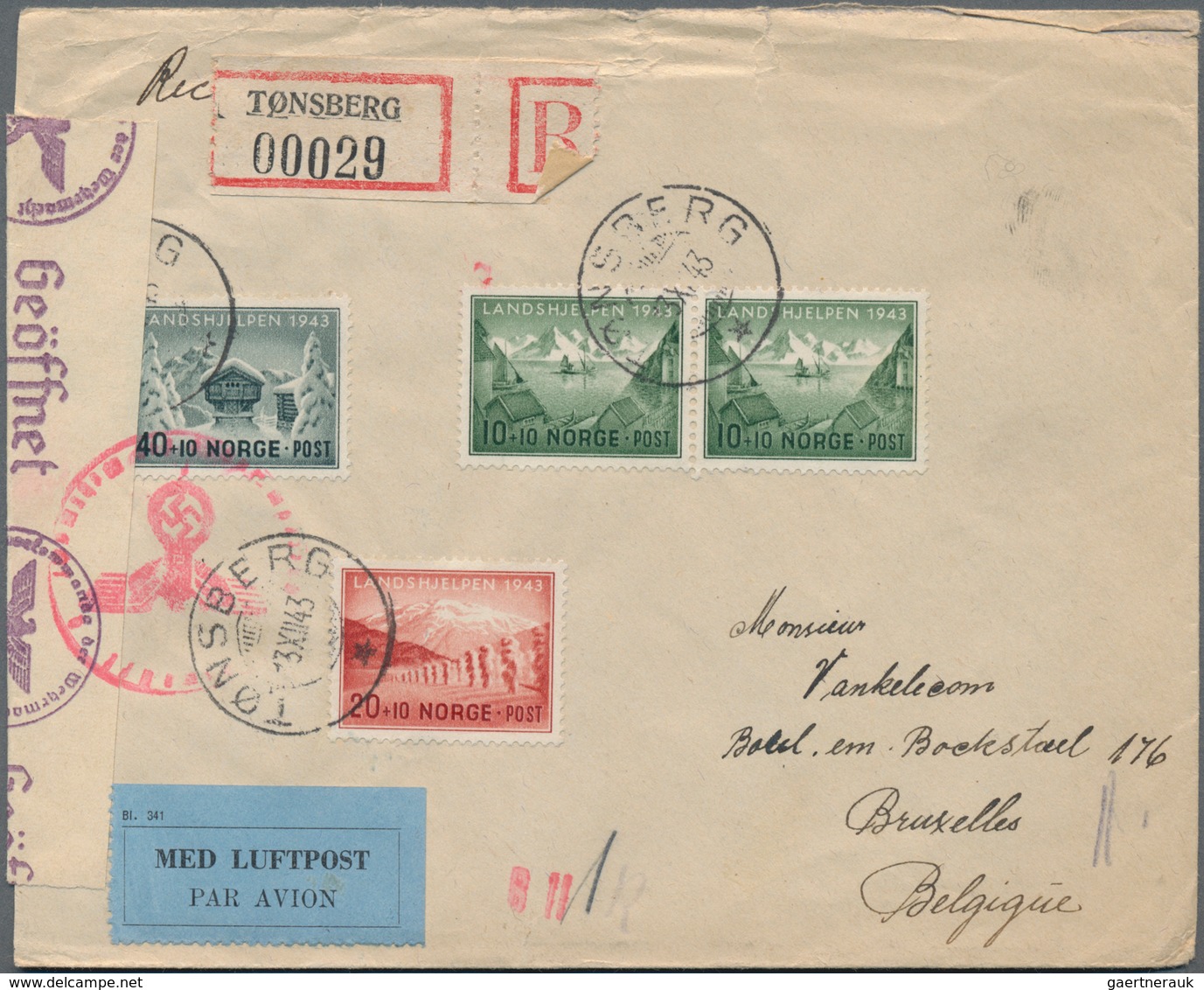 Alle Welt: 1880/1970 (ca.): Fine Lot Of About 200 Covers, Cards And Stationeries Comprising Interest - Colecciones (sin álbumes)