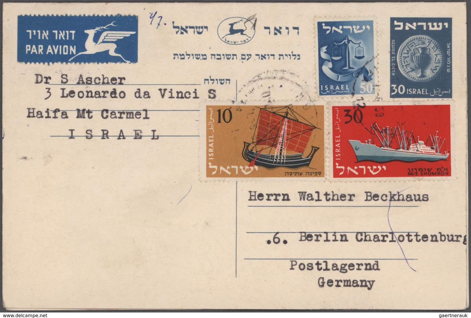 Alle Welt: 1880/1964 Album With Ca. 90 Covers And Used Postal Stationeries (incl. Some Picture Posta - Colecciones (sin álbumes)