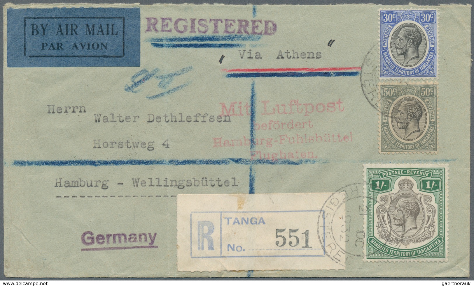 Alle Welt: 1880/1970 (ca.), Meist Deutschland, Aber Auch Alle Welt Incl. Flugpost, Vielseitige Parti - Colecciones (sin álbumes)