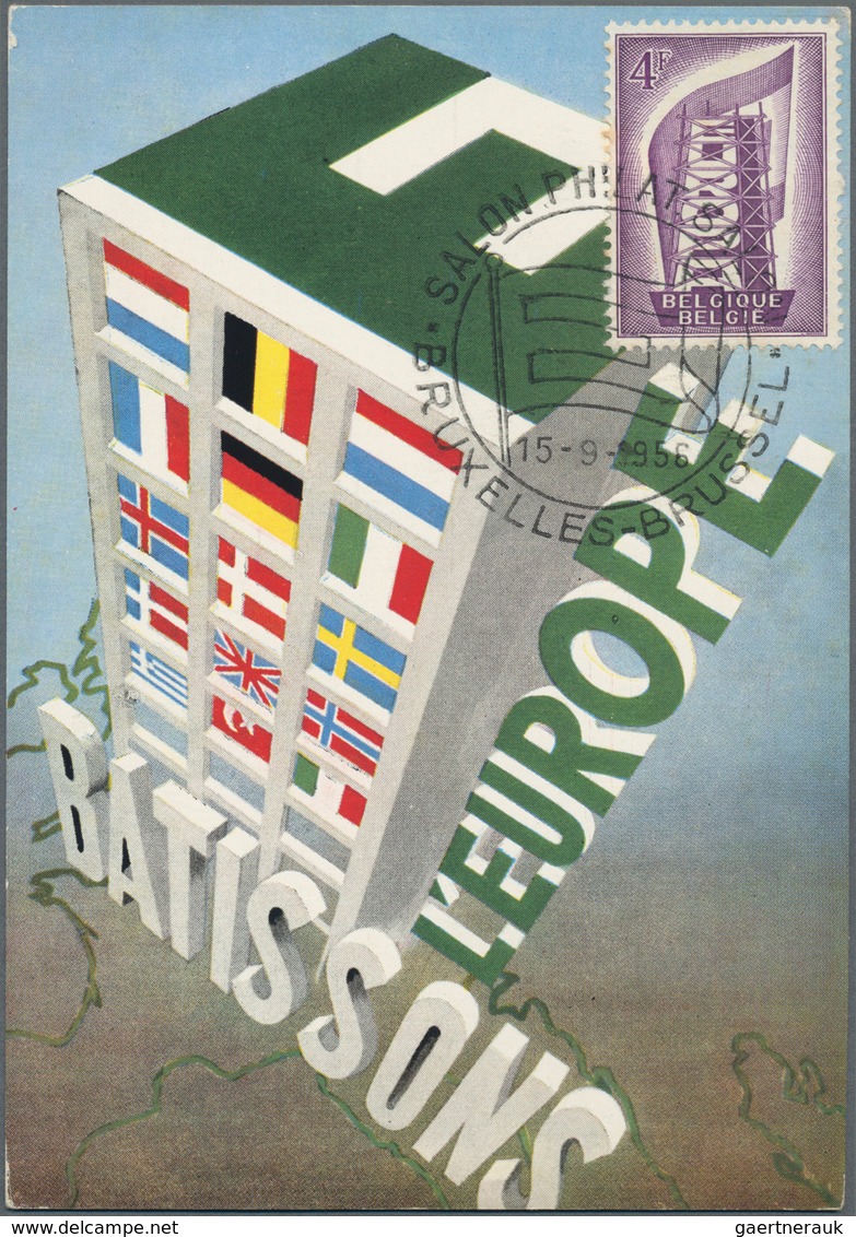 Alle Welt: 1930's-1960's Ca.: More Than 560 Maximum Cards Worldwide, Most Of Them From European Coun - Sammlungen (ohne Album)