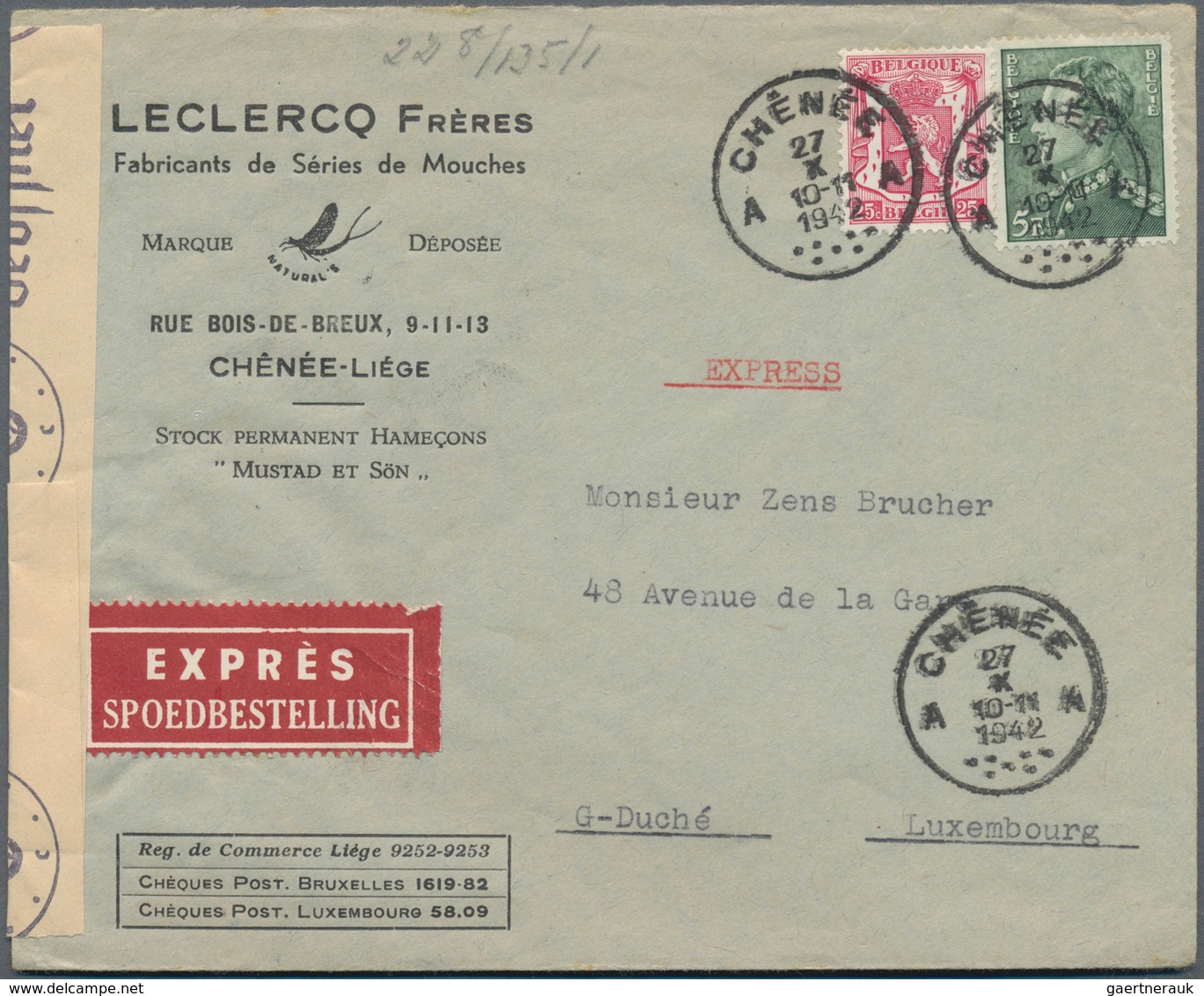 Alle Welt: 1939/73, Holding Of About 340 Letters, Cards, Picture-postcards, Wrappers, A Telegram And - Colecciones (sin álbumes)