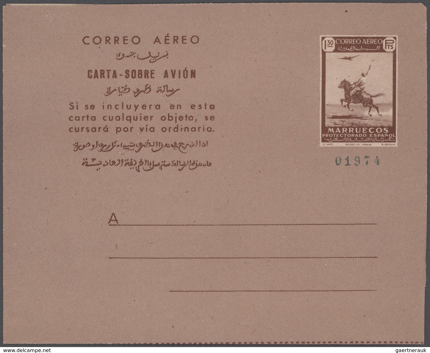 Alle Welt: 1944/78, accumulation of ca. 200 unused, CTO-used and used postal stationery airgrams, in