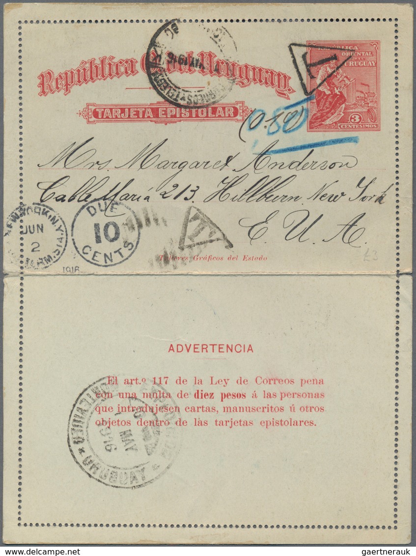 Alle Welt: 1875/1995 Accumulation Of Ca. 210 Unused And Used Postal Stationeries, Postal Stationery - Sammlungen (ohne Album)