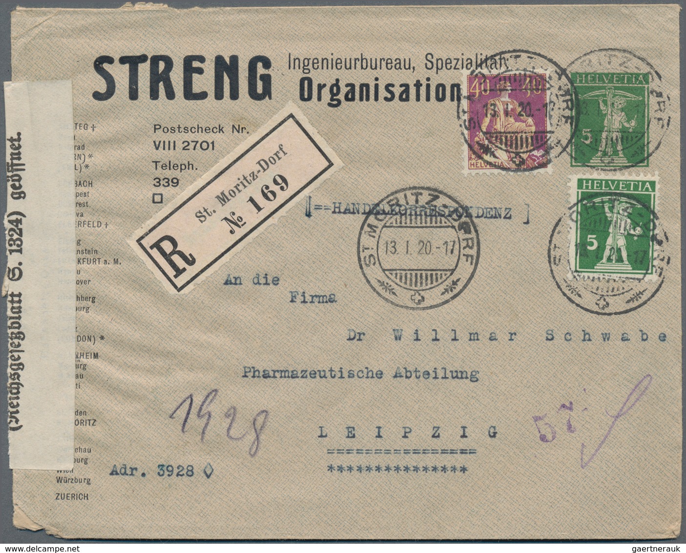 Alle Welt: 1880/1955, collection of apprx. 110 covers/cards/used stationeries, incl. several interes