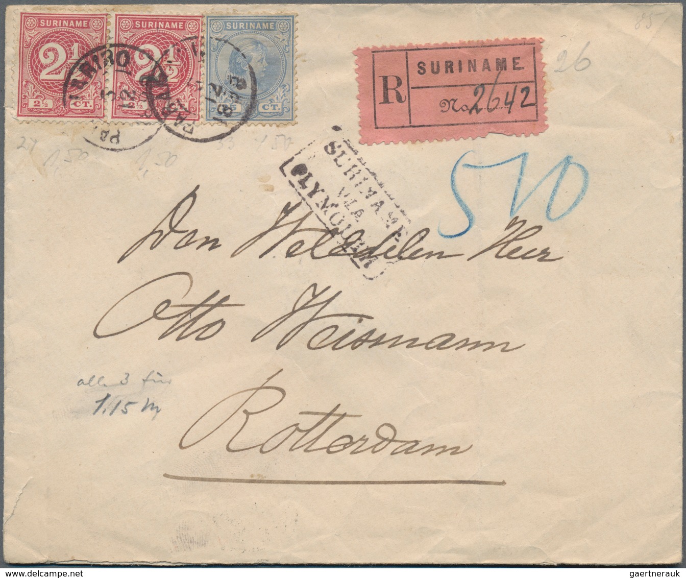 Alle Welt: 1890/1950 (ca.), Assortment Of Apprx. 60 Covers/cards/stationeries, Comprising E.g. Briti - Verzamelingen (zonder Album)