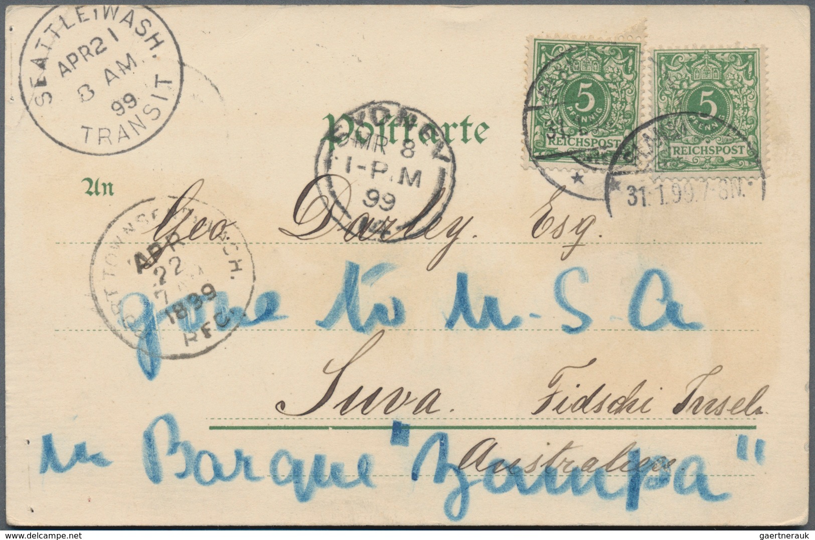 Alle Welt: 1836 To Modern: More Than 100 Covers, Postcards And Postal Stationery Items Worldwide, Fr - Sammlungen (ohne Album)
