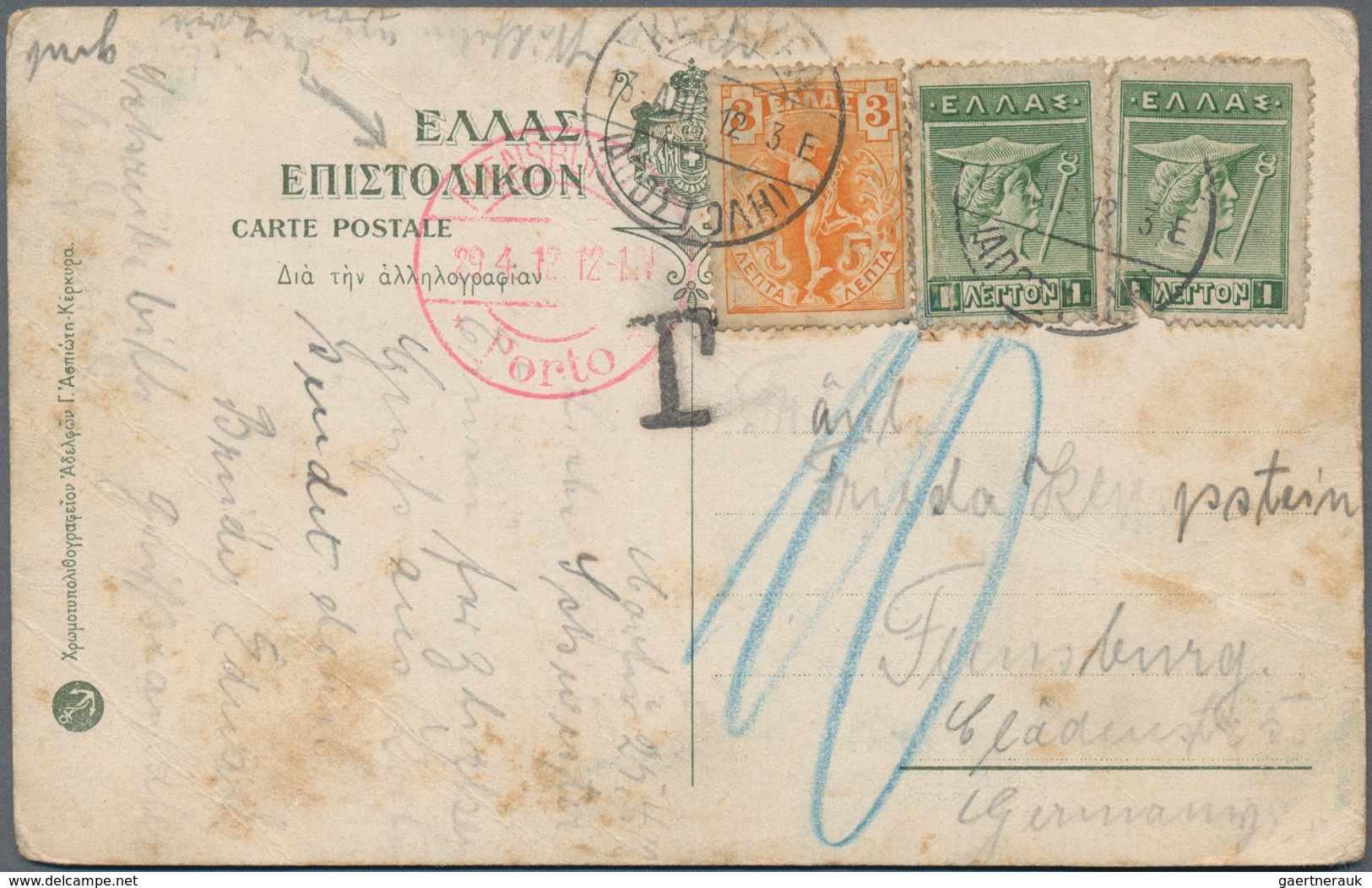 Alle Welt: 1897/2007, Insufficiently Paid Mail, Collection Of Apprx. 90 Covers/cards, Mainly Europe - Colecciones (sin álbumes)