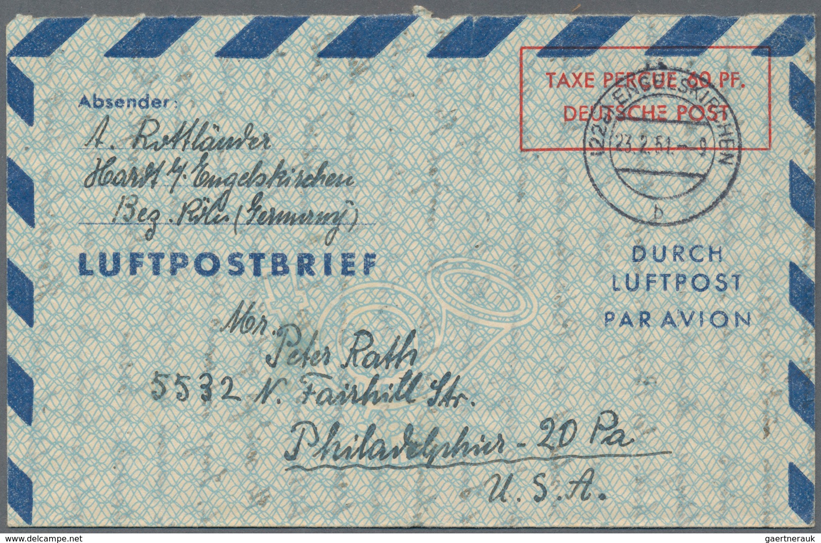 Alle Welt: 1950/2007 (ca.), Holding Of Apprx. 290 Almost Exclusively Used Aerogrammes/airlettersheet - Verzamelingen (zonder Album)