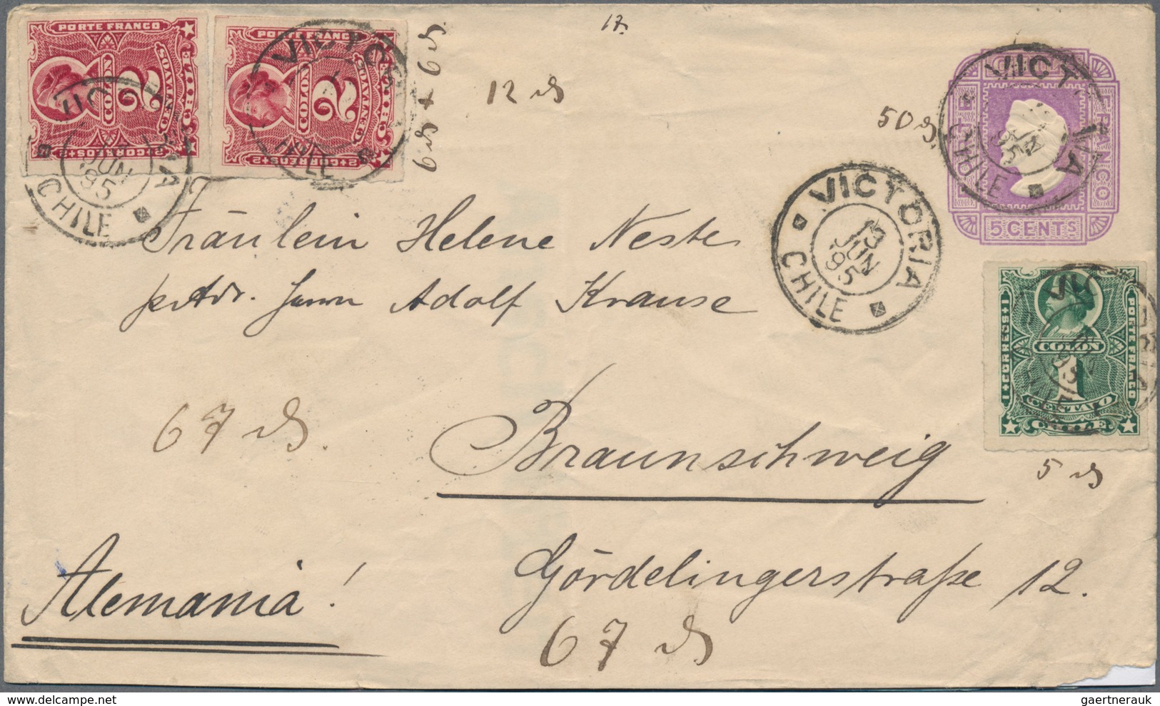 Alle Welt: 1880-1920, nette Partie mit rund 200 Ganzsachen und Belegen, dabei Schweiz, viel Schweden