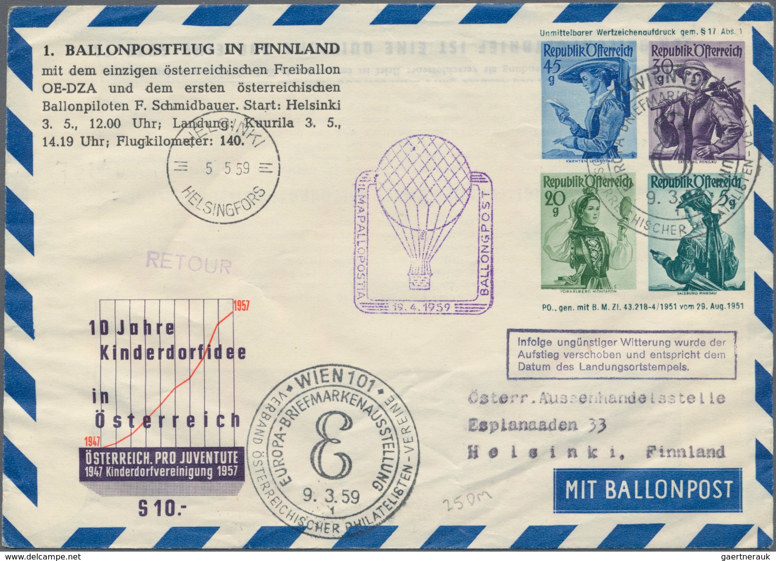 Alle Welt: 1890-1960, Vielseitiger Posten Mit über 200 Briefen, Belegen, Ganzsachen, Dabei Zensur, E - Sammlungen (ohne Album)