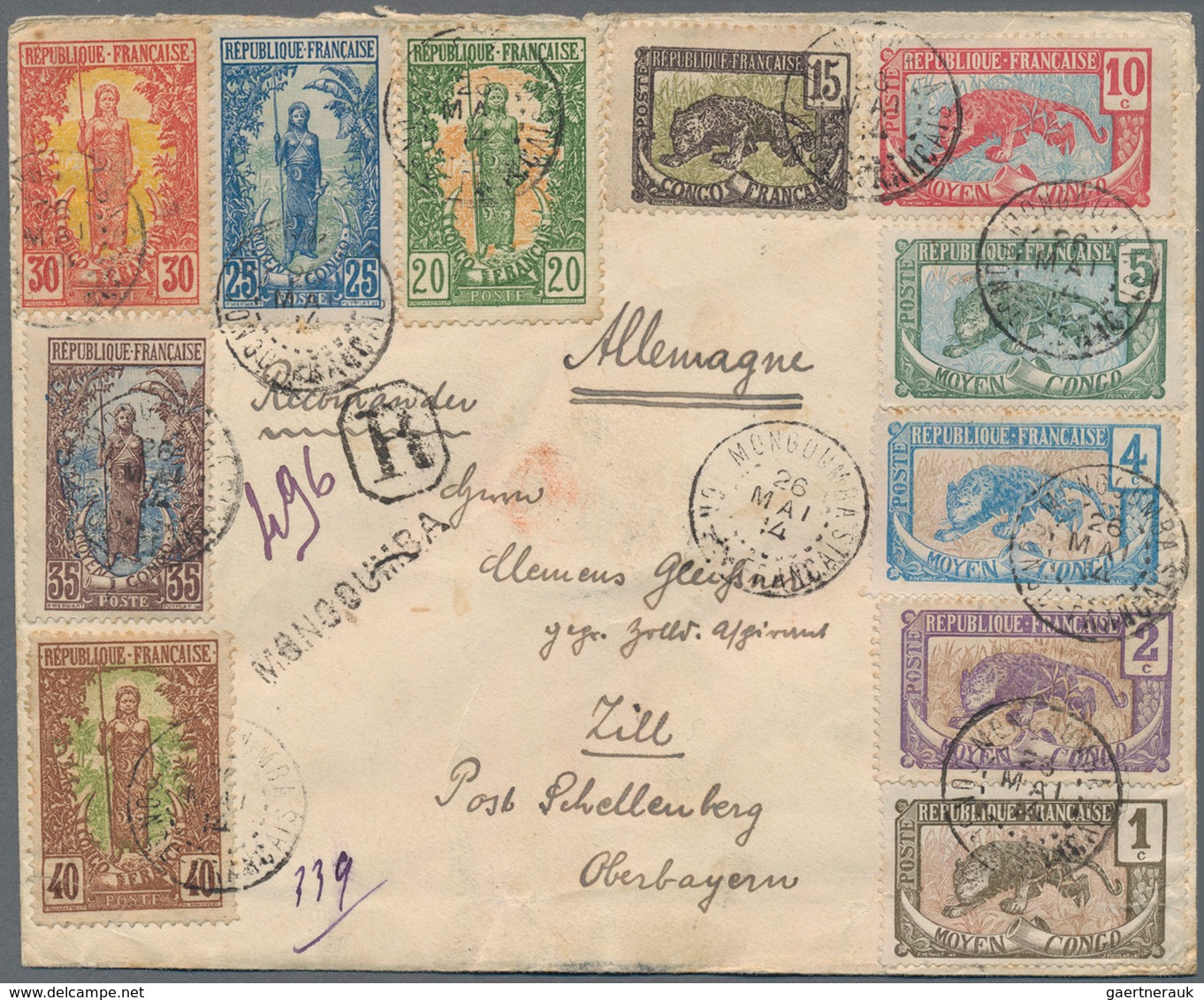 Alle Welt: 1899 - 1940 (approx.), More Than 30 Letters And Cards From All Over The World, Including - Colecciones (sin álbumes)