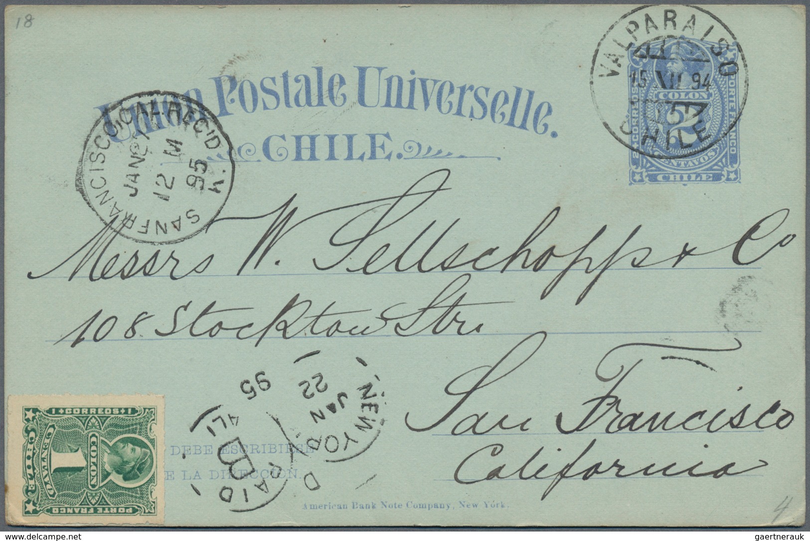 Alle Welt - Ganzsachen: 1882/1919 Postal stationary collection with post-historical background, abou