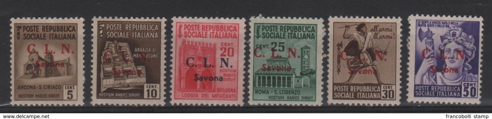 1945 C.L.N. Savona Lotto - Comitato Di Liberazione Nazionale (CLN)