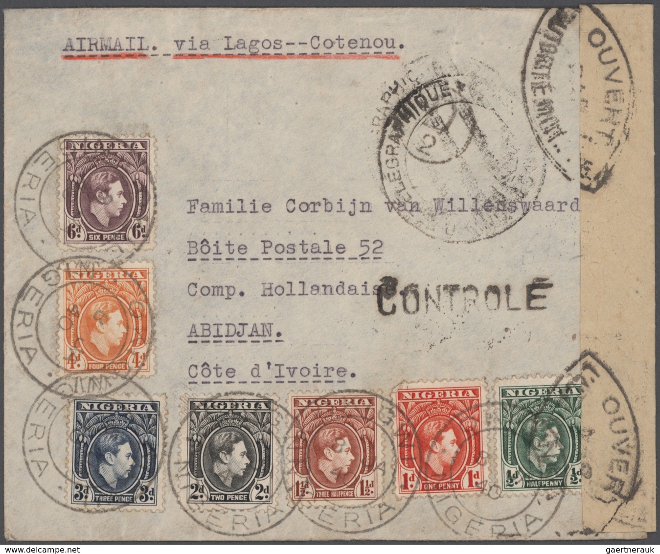 Übersee: 1898/1990(ca.), A Lot With More Than 700 Mostly Used Covers Mainly From Various African Cou - Andere & Zonder Classificatie