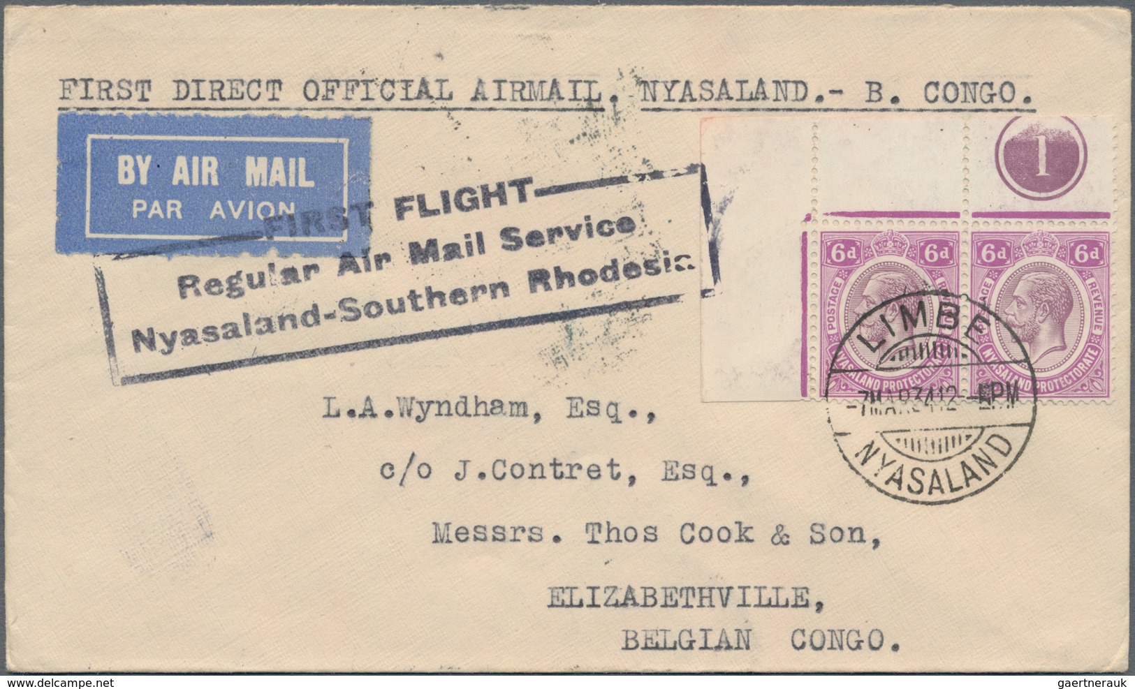 Afrika: 1911-1940's: Group Of 20 Airmail Covers From (many) Or To (Few) Africa, British Mostly, Incl - Africa (Varia)