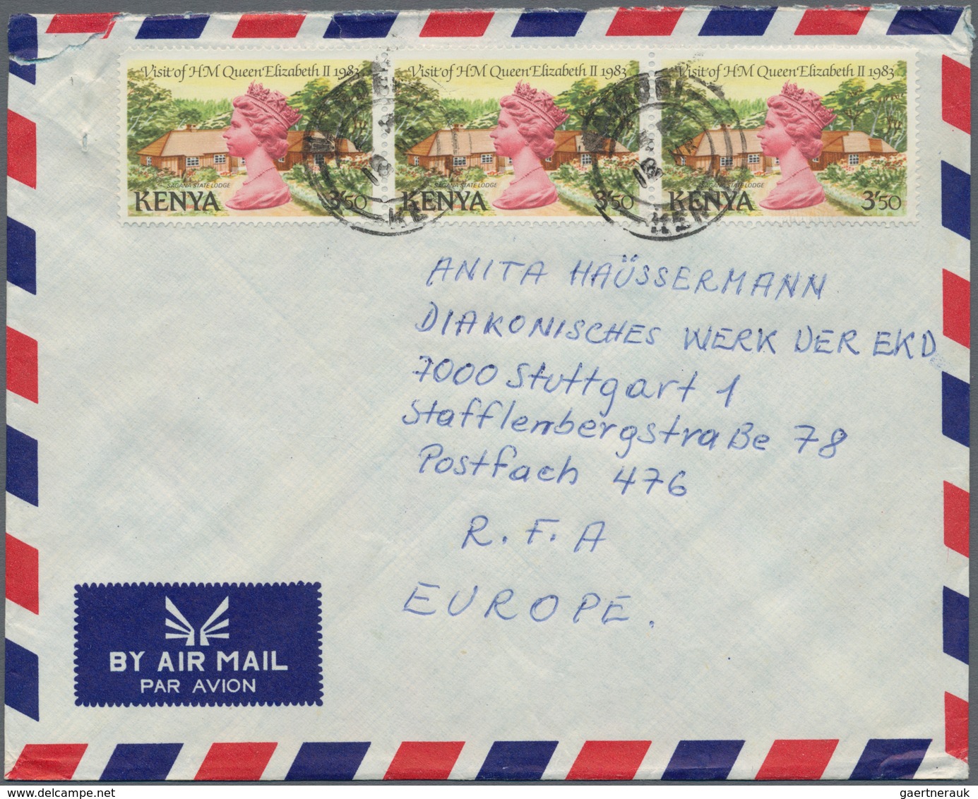 Afrika: 1956/1993, British East Africa, Accumulation Of Apprx. 190 Commercial (mainly Airmail) Cover - Autres - Afrique