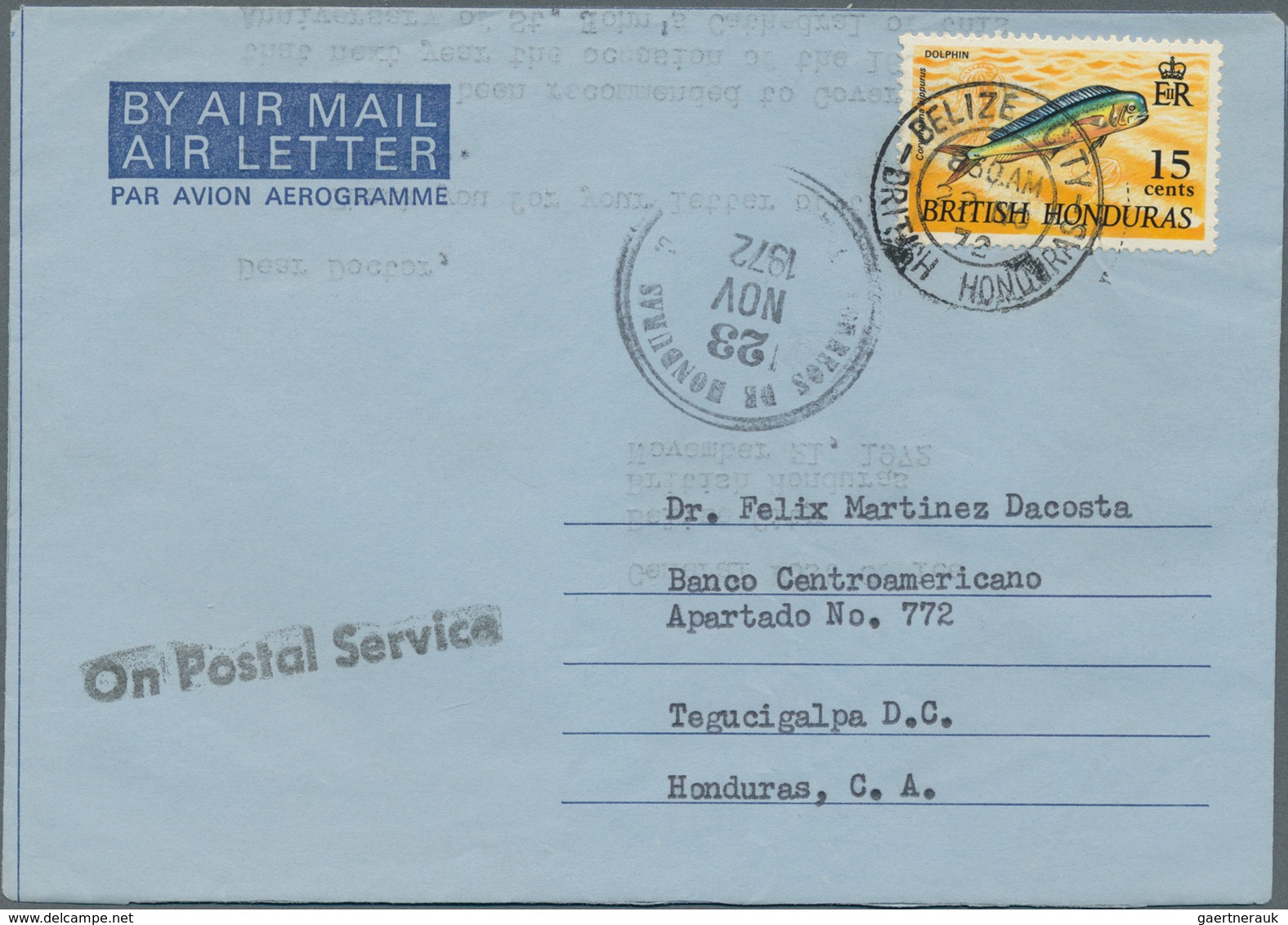 Amerika: More than 2000 Aerogrammes (unfolded, used, CTO) and postal stationery from Canada, Belize,