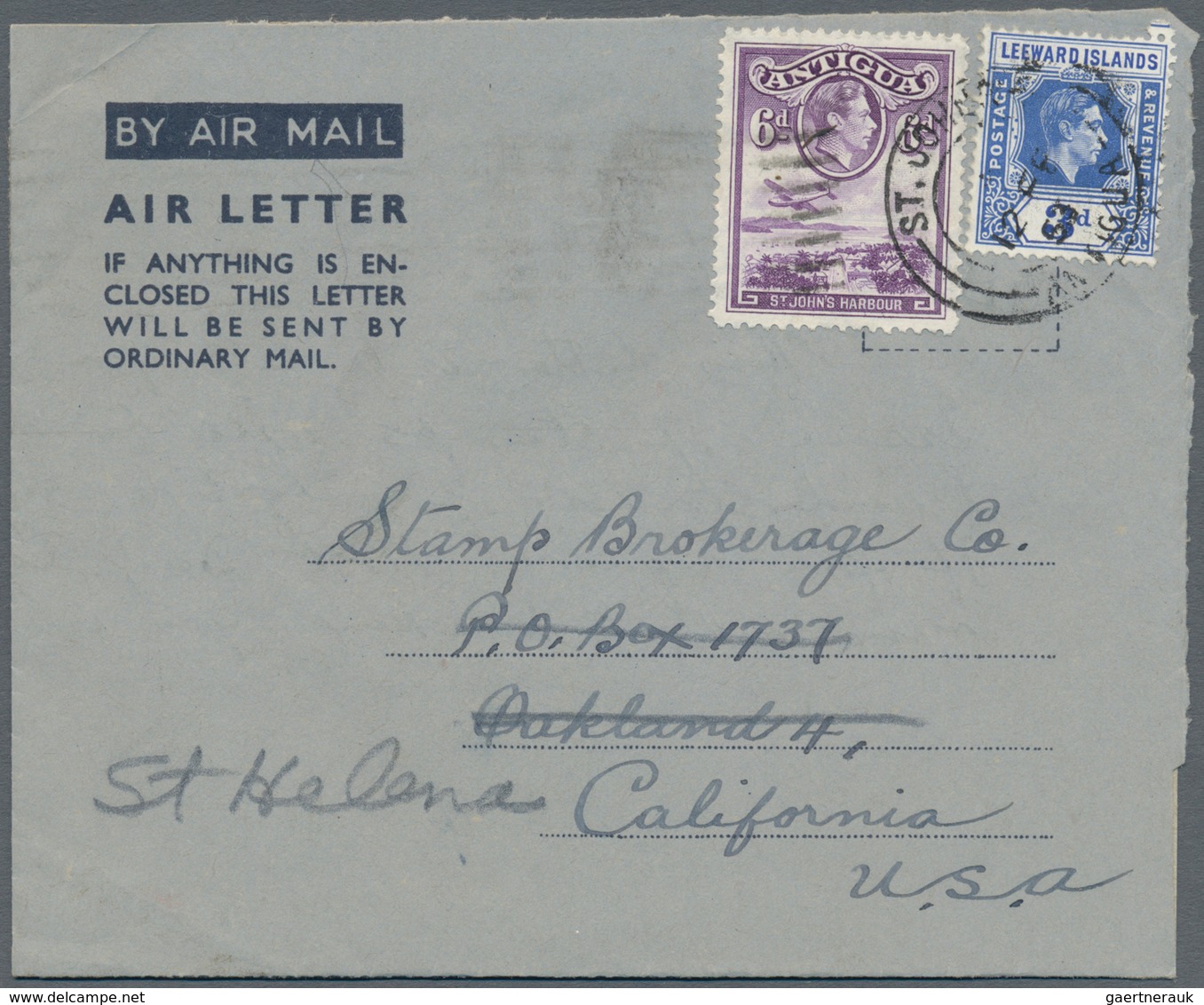 Amerika: More than 2000 Aerogrammes (unfolded, used, CTO) and postal stationery from Canada, Belize,