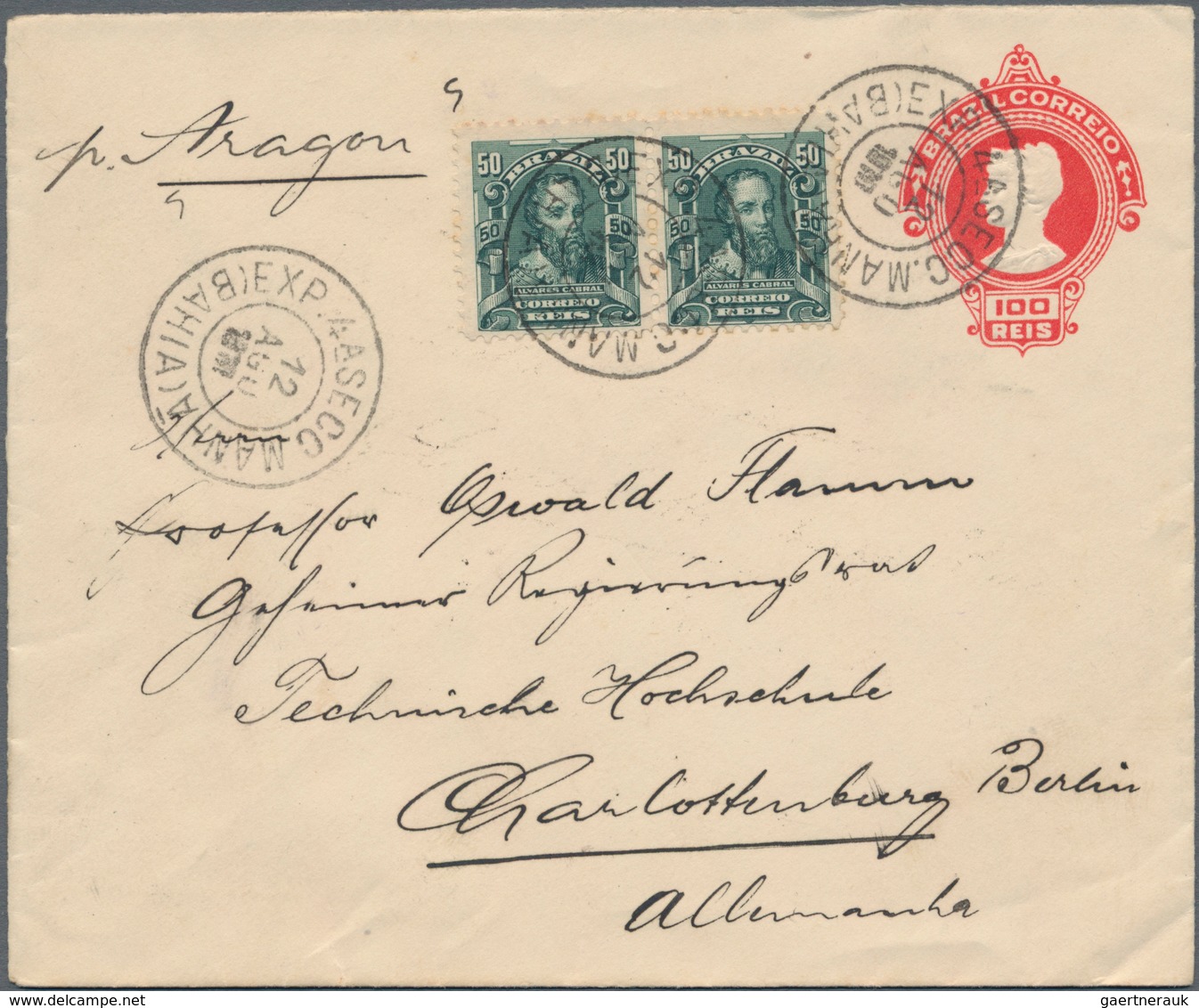 Amerika: 1890/1964 (ca.), About 80 Covers (few Fronts) And Used Stationery, Often From Two Correspon - Sonstige - Amerika