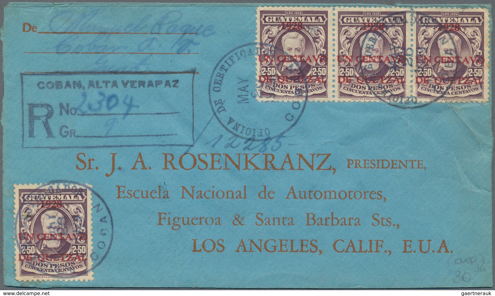 Mittel- Und Südamerika: 1900/1950 (ca.), South And Central America, Comprehensive Holding Of Covers/ - Amerika (Varia)