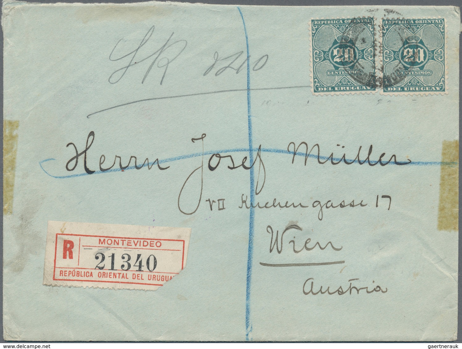 Mittel- und Südamerika: 1900/1950 (ca.), South and Central America, comprehensive holding of covers/