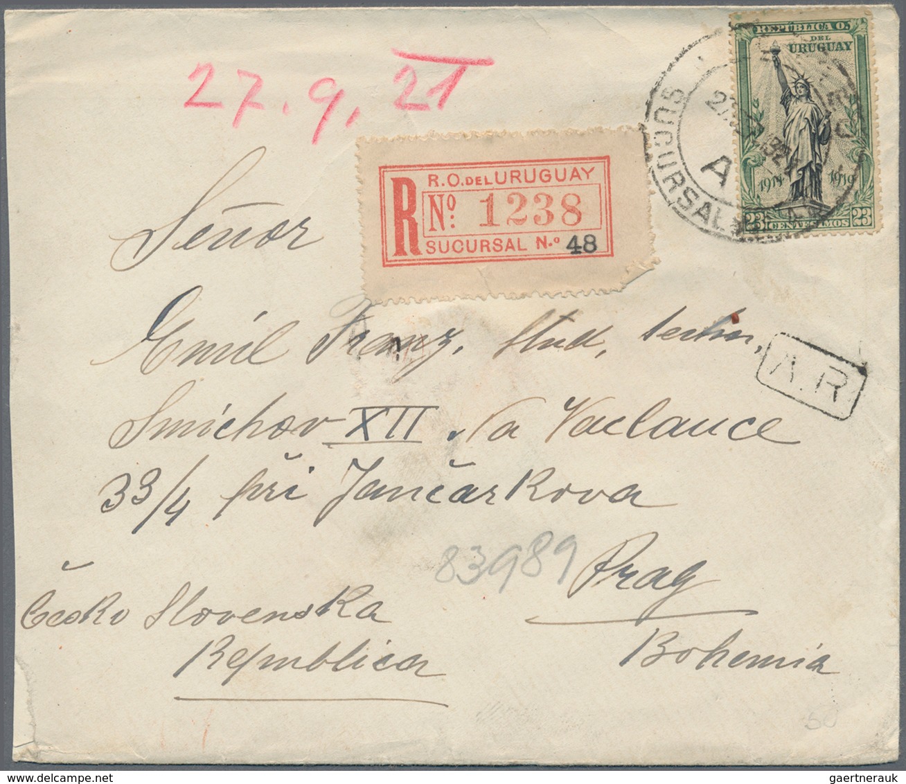 Mittel- und Südamerika: 1900/1950 (ca.), South and Central America, comprehensive holding of covers/