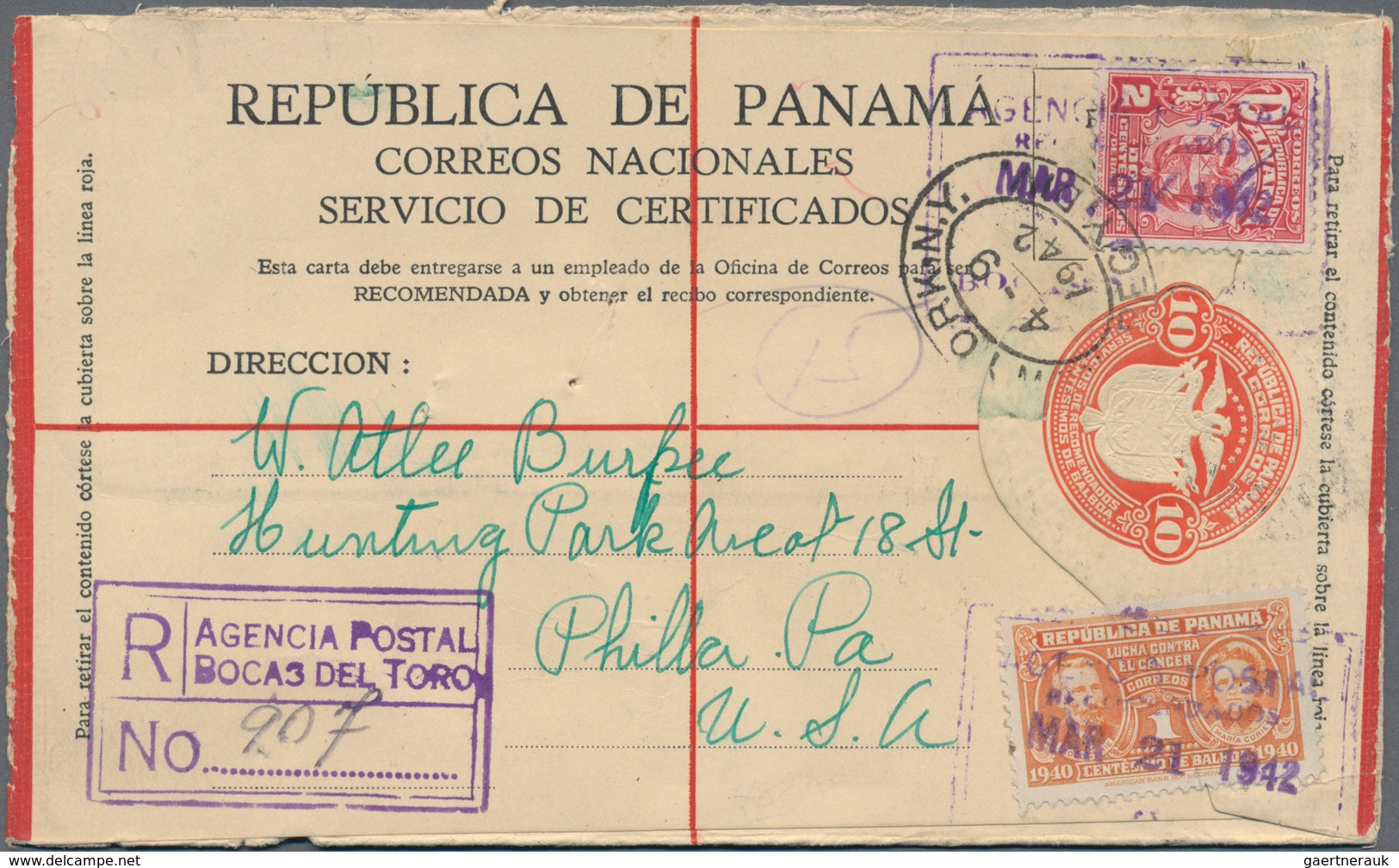 Mittel- und Südamerika: 1900/1950 (ca.), South and Central America, comprehensive holding of covers/