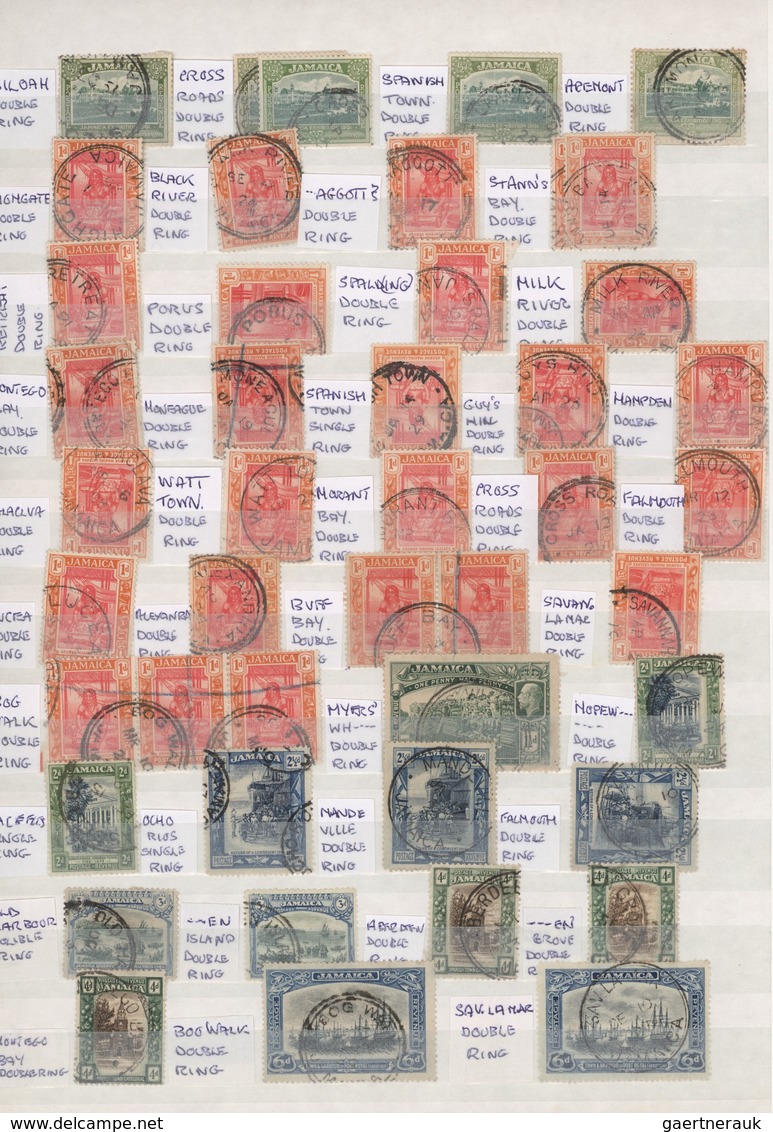 Karibik: 1860/1960 (ca.), British Carribean, Used And Mint Collection/accumulation In Four Stockbook - Altri - America