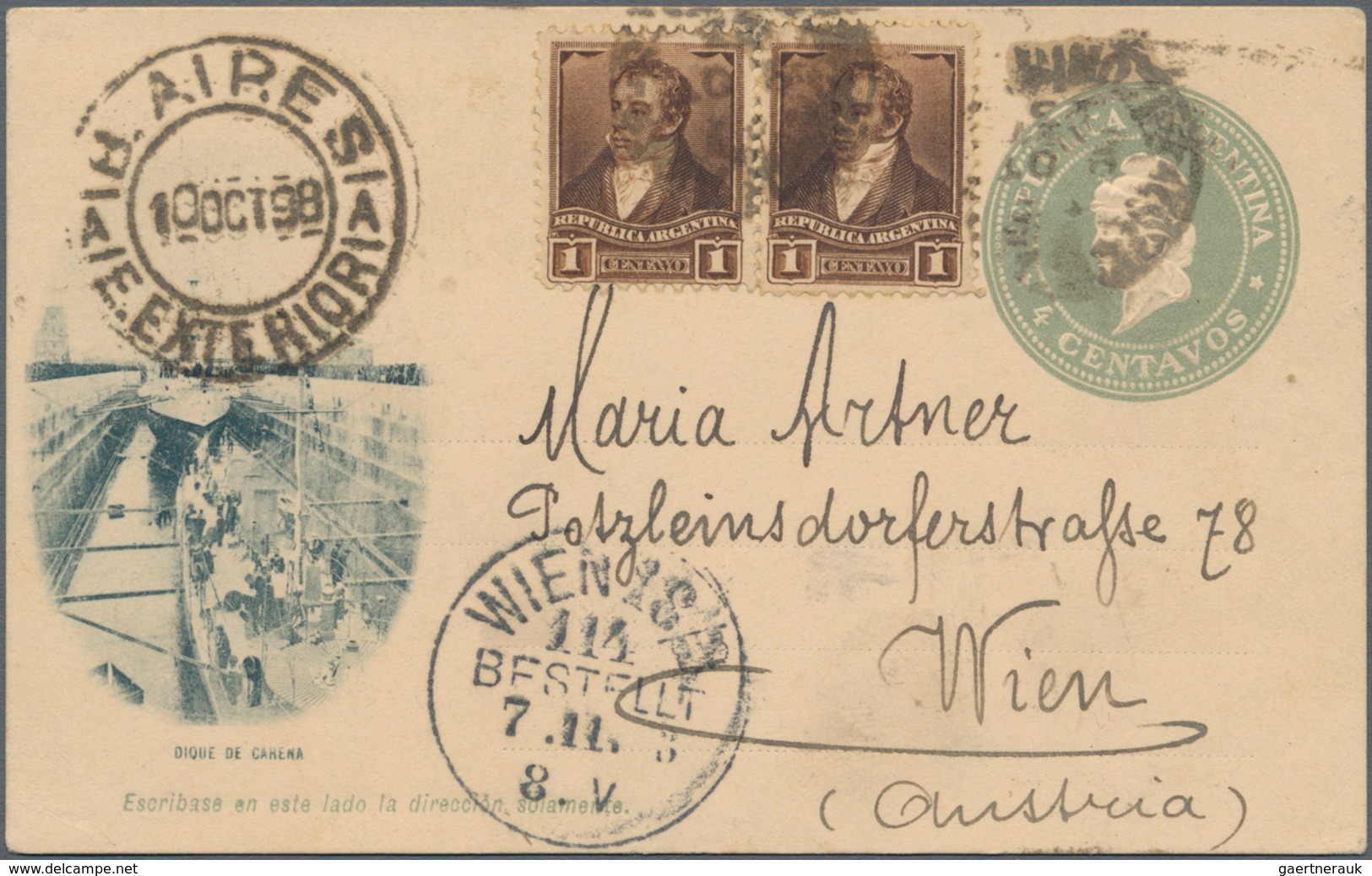 Südamerika: 1878/1949, Holding Of Ca. 240 Used Postal Stationeries, Incl. Stationery Envelopes And C - Otros - América