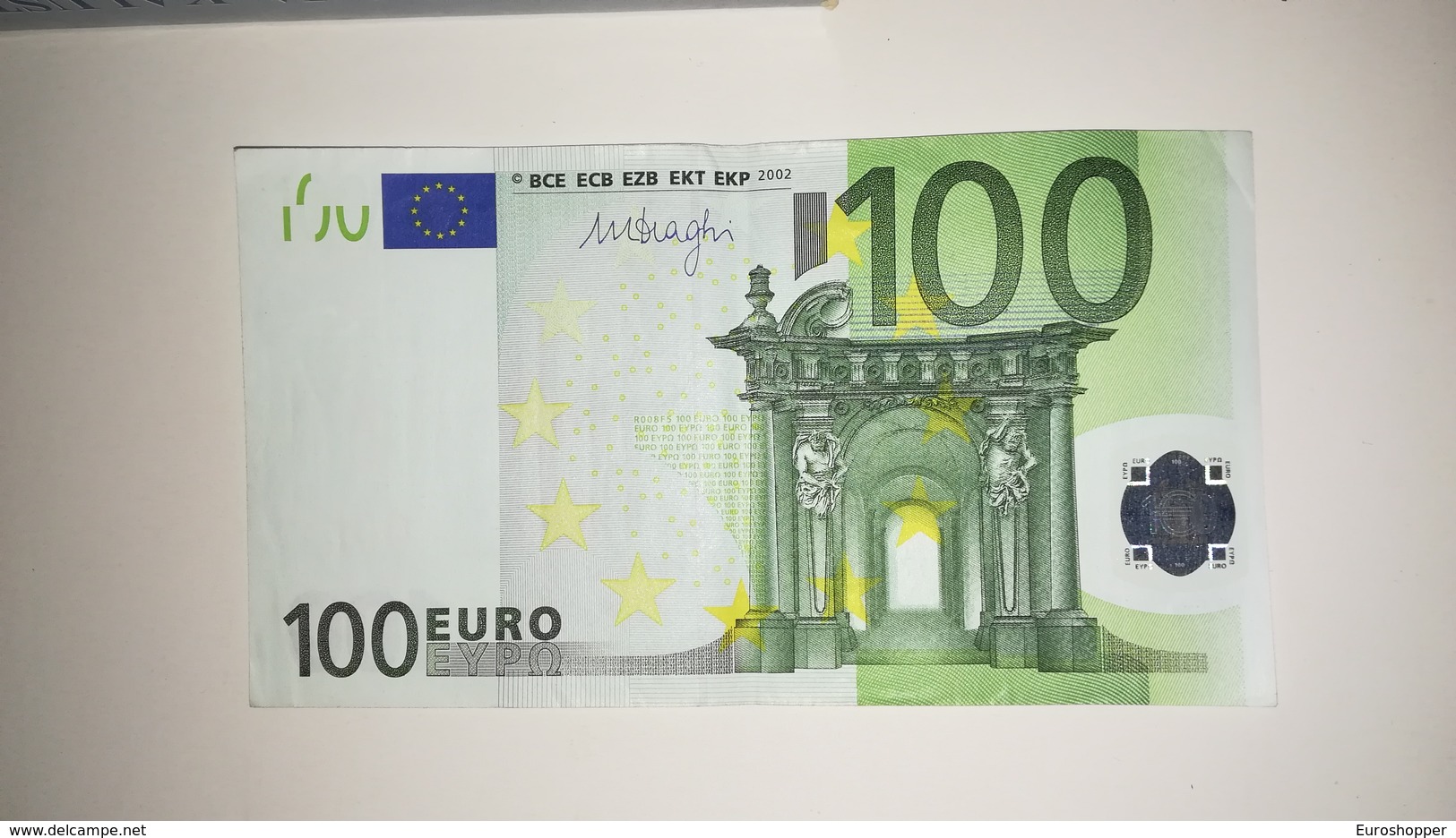 EURO-GERMANY 100 EURO (X) R008 Sign Draghi - 100 Euro