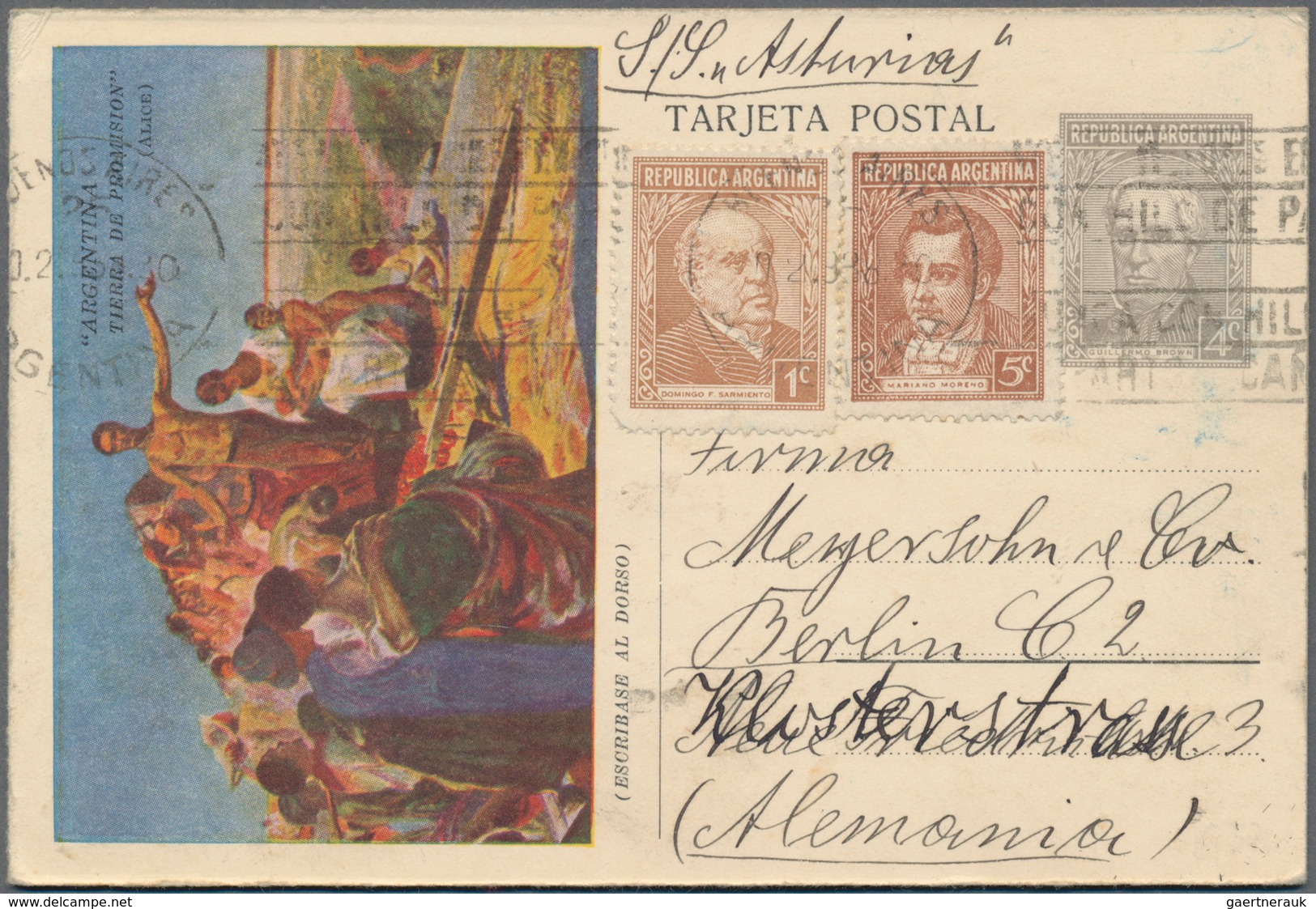 Südamerika: 1887/1985(ca.), Argentina, Brasil, Bolivia And Chile: A Lot With More Than 500 Cover, Po - Autres - Amérique