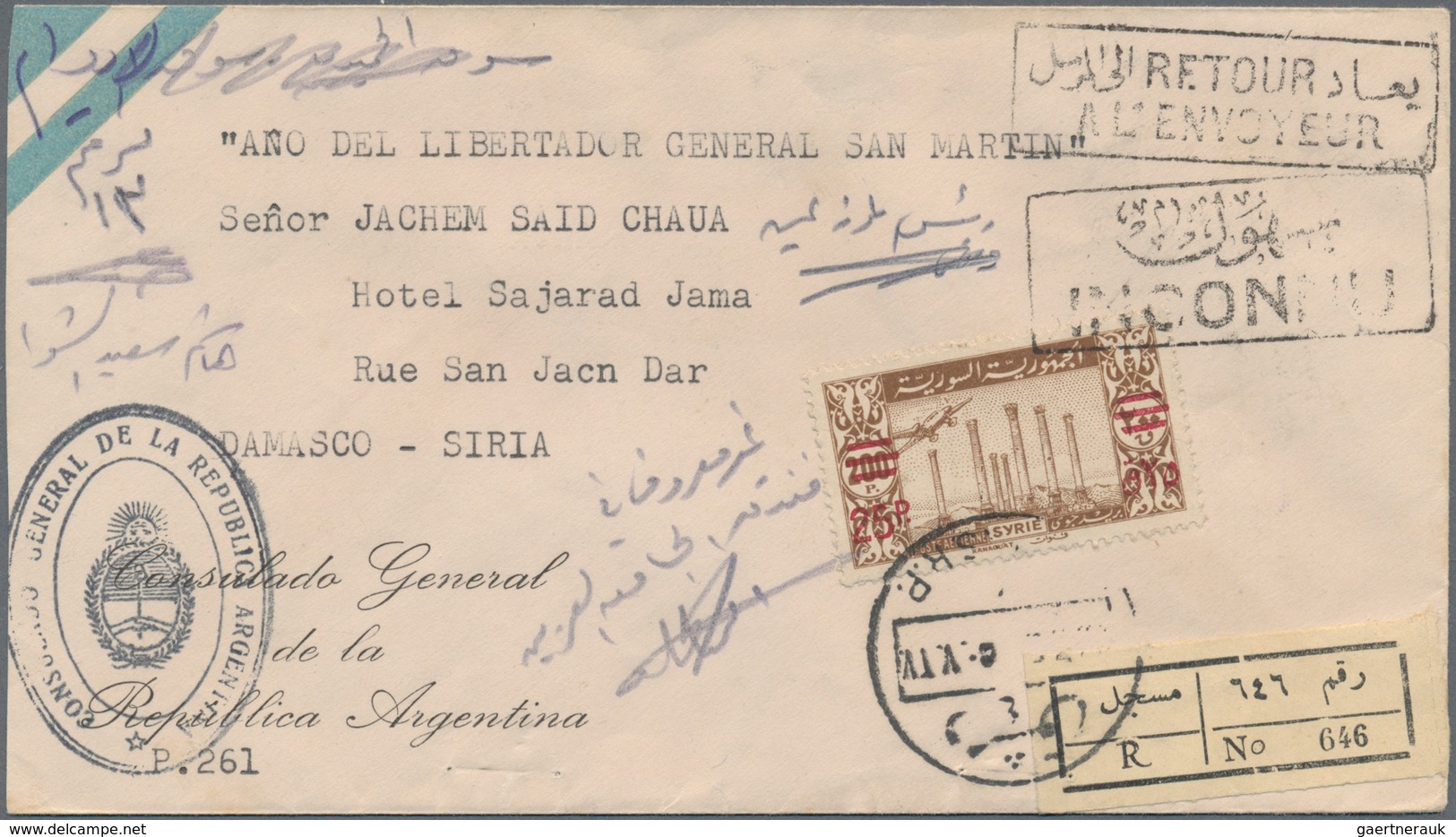 Asien: 1900/1970 (ca.), Comprehensive Holding Of Covers/cards, Comprising Cambodia, Laos, Iran, Leba - Autres - Asie