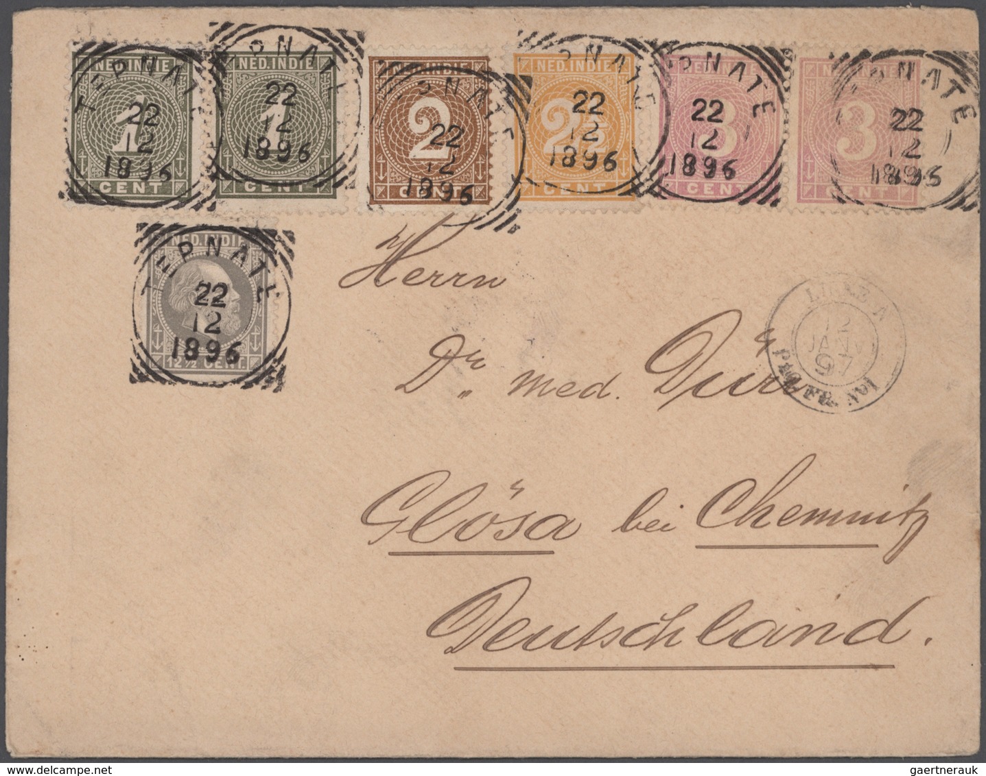 Asien: 1890/2000 (ca.), sophisticated balance of apprx. 260 covers/cards with many interesting piece