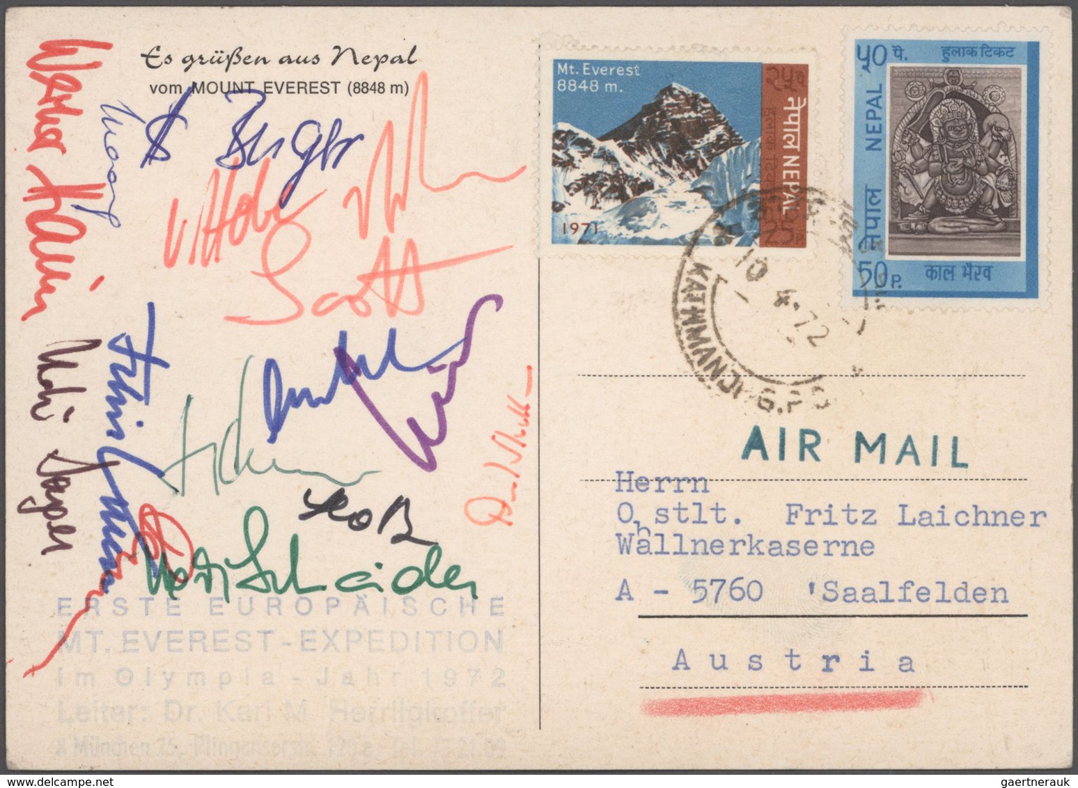 Asien: 1920/2000 (ca.), Assortment Of Nearly 150 Covers/cards With Many Interesting And Attractive F - Autres - Asie