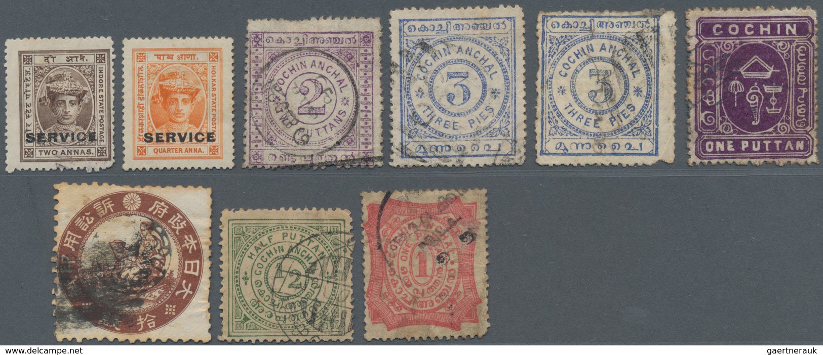 Asien: 1875/1930 (ca.), Two Stockcards With Mint/used China, Japan (classics Mostly Signed Zweiling) - Autres - Asie