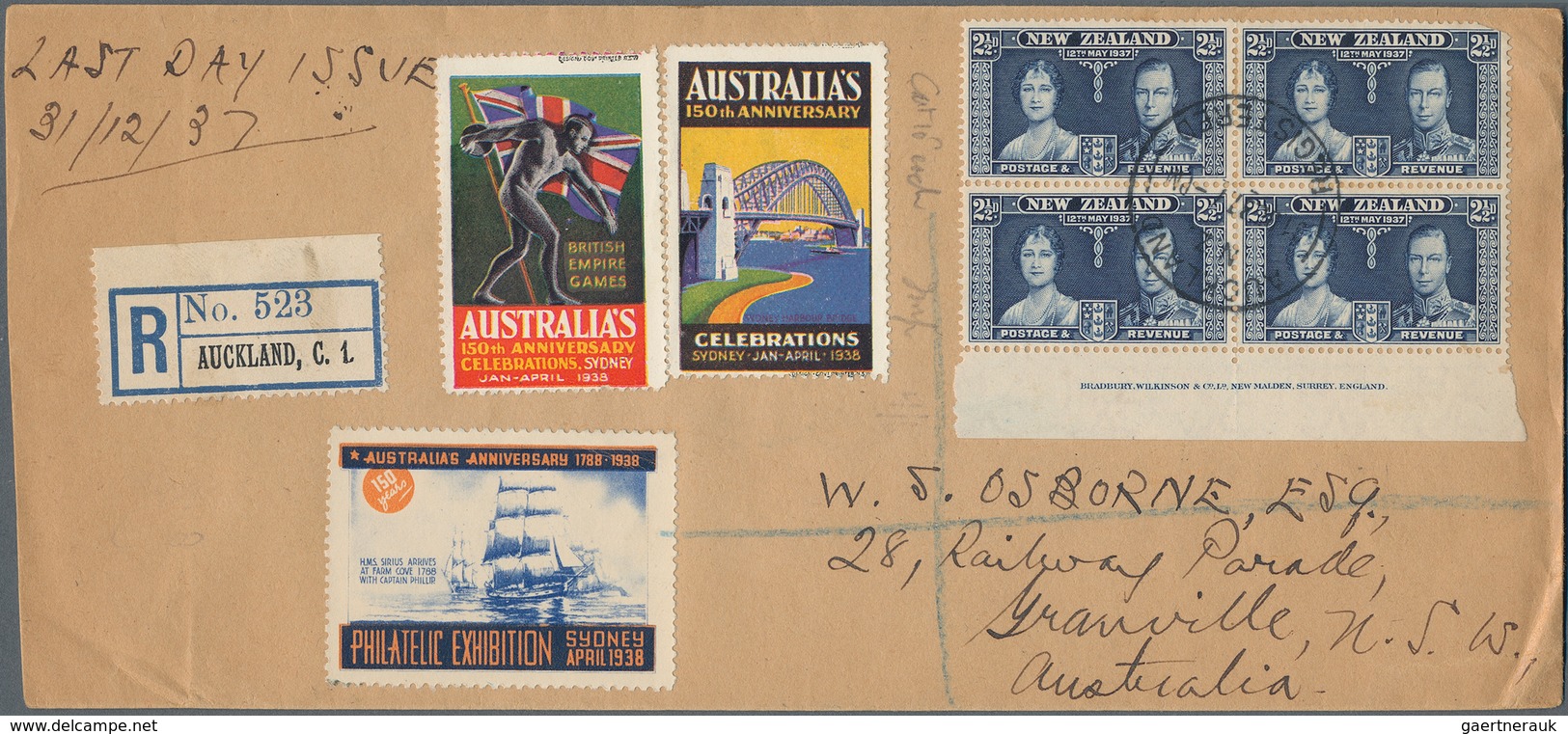 Australien + Ozeanien: 1900/1960 (ca.), Australia/NZ/British Oceania, Group Of 19 Covers/cards Incl. - Otros - Oceanía