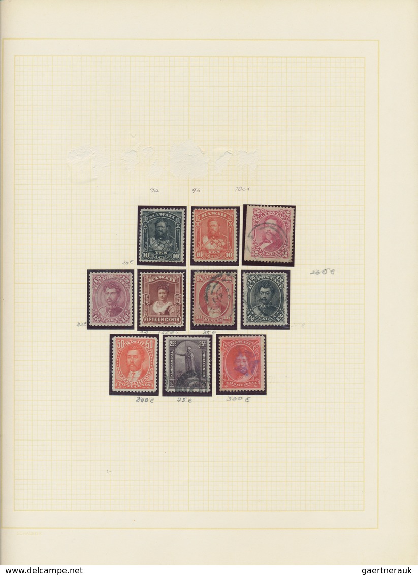 Ozeanien: 1880/2005 (ca.), comprehensive collection on apprx. 175 album pages in a Schaubek album, w