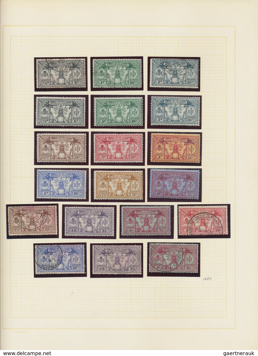 Ozeanien: 1880/2005 (ca.), comprehensive collection on apprx. 175 album pages in a Schaubek album, w