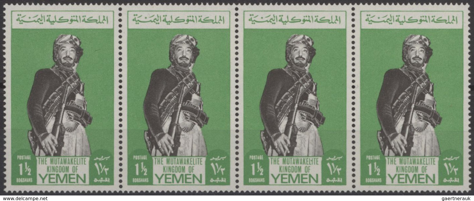 Naher Osten: 1954/1972 (ca.), substantial accumulation of only MNH material in a box covering many e