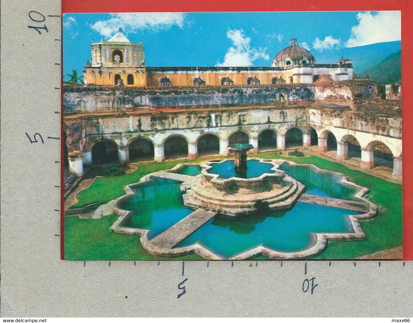 CARTOLINA NV GUATEMALA - ANTIGUA - Ruinas De Iglesia La Merced - 10 X 15 - Guatemala