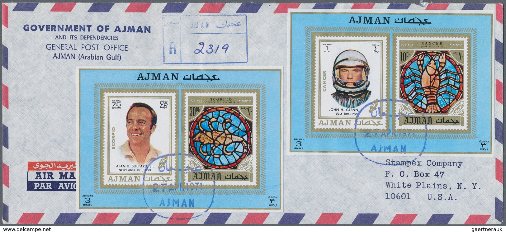 Naher Osten: 1960's-70's: Nine Covers And FDC's From The Middle East With Frankings (stamps And Mini - Autres & Non Classés