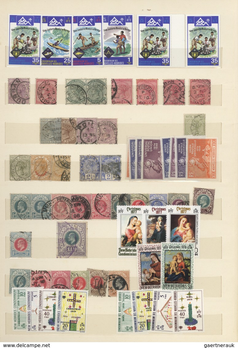 Britische Kolonien: 1870/1990 (ca.), Sophisticated Balance In 13 Stockbooks With Plenty Of Material, - Andere & Zonder Classificatie