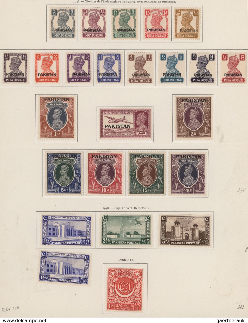 Britische Kolonien: 1855/1960 (ca.), Used And Mint Balance On Album Pages, Comprising Guyana, Bechua - Sonstige & Ohne Zuordnung