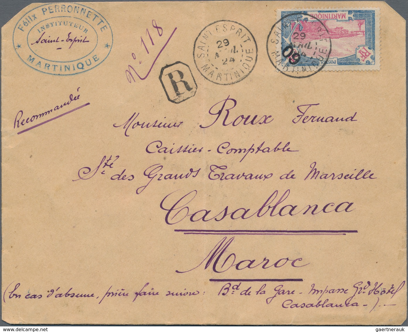 Französische Kolonien: 1924/2005, French colonies/French area, assortment of apprx. 100 covers/cards