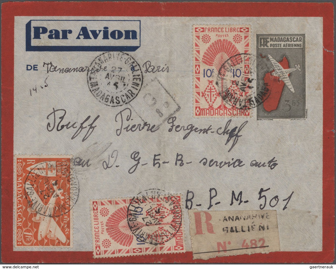 Französische Kolonien: 1890/2005 (ca.), French colonies/French area, holding of apprx. 177 covers/ca