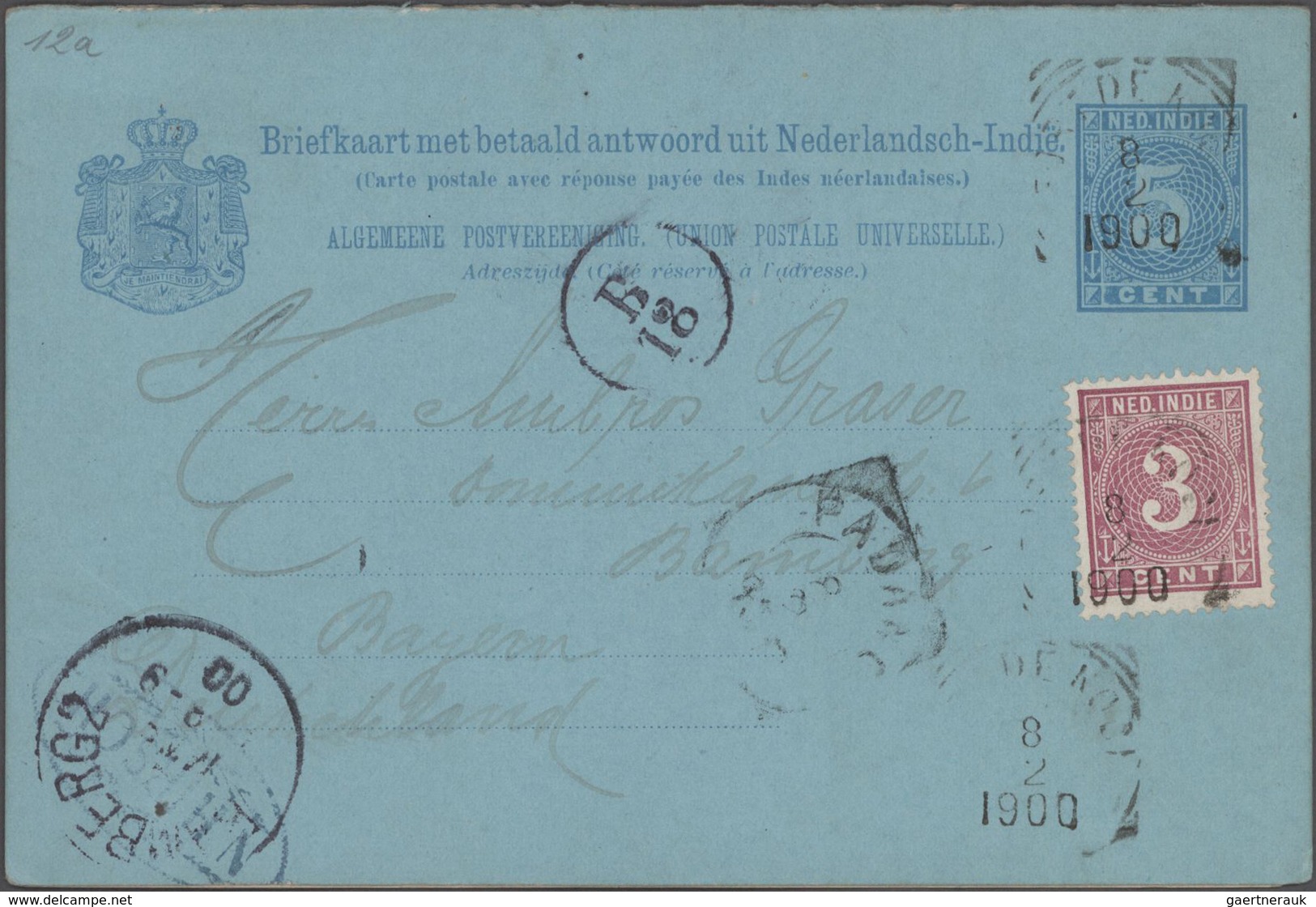 Niederländische Kolonien: 1873/1940 specialized collection in an ancient album with ca. 420 unused a